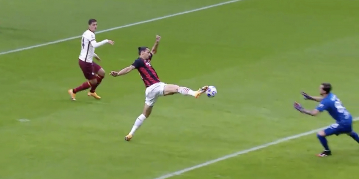 Video: Ibrahimovic opent razendsnel de score tegen AS Roma