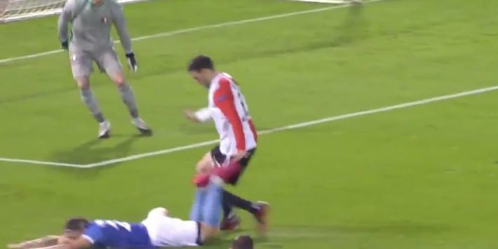 Video: Feyenoord start ongelukkig met penalty en goal tegen