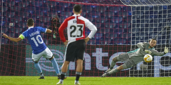 Feyenoord incasseert thuis meeste penalty's ooit in EL