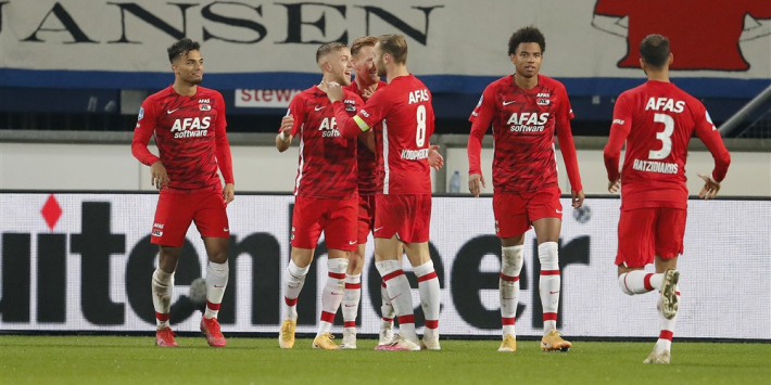 AZ tankt vertrouwen en haalt sc Heerenveen hard van roze wolk