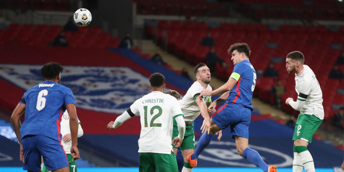 Maguire haalt zijn gram, Bellingham (17) maakt interlanddebuut