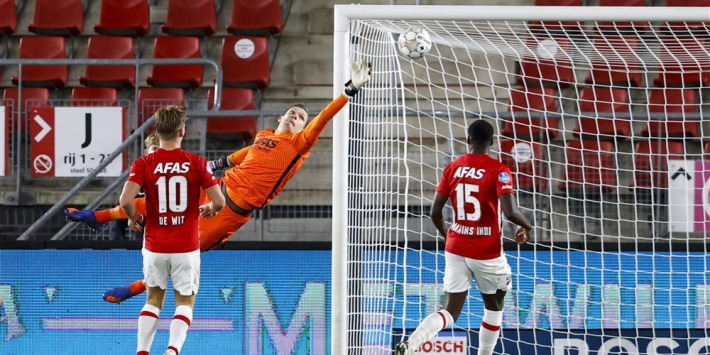 Matig AZ komt met de schrik vrij tegen tiental FC Emmen