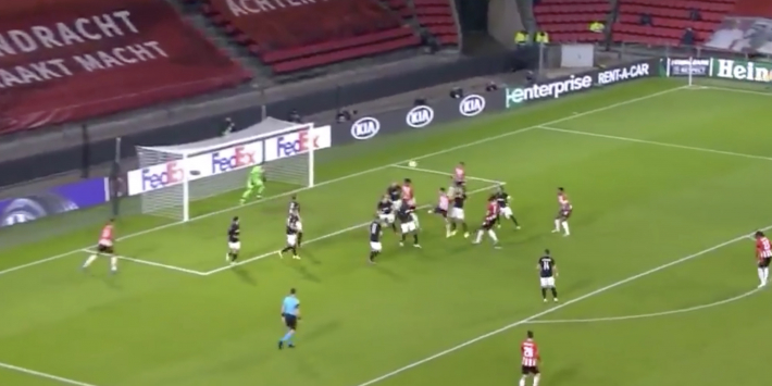 Video: PSV in problemen mede door onterecht afgekeurde goal