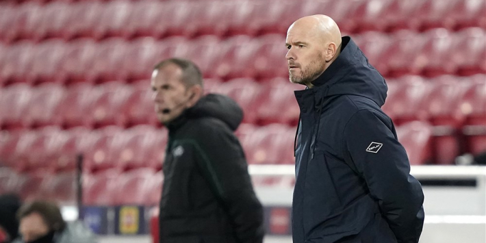 Ten Hag: "Uiteindelijk heeft de gelukkigste gewonnen"