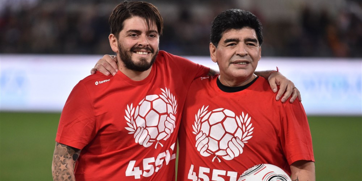 Maradona junior kon door coronaregels geen afscheid nemen