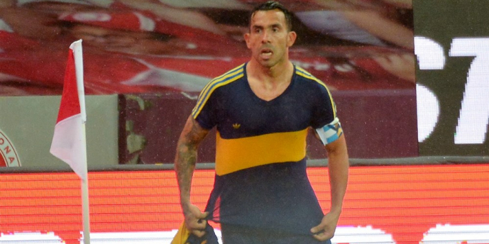 Tévez brengt bij Boca Juniors mooi eerbetoon aan Maradona