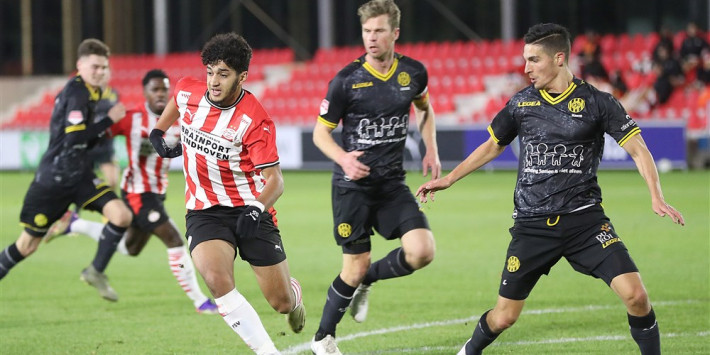 Roda JC speelt weer gelijk, nu bij Jong PSV: 1-1