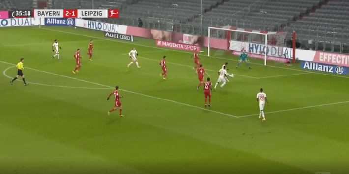 Video: eerste goal Kluivert voor Leipzig in topper