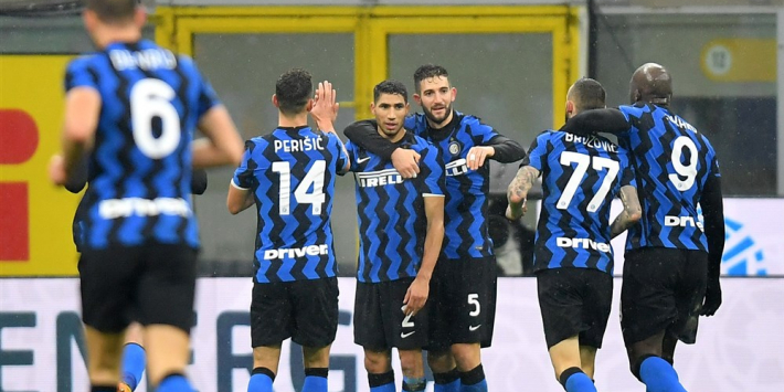 Hakimi bezorgt sterk Inter zege op Bologna