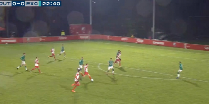 Video: Jong FC Utrecht na wondergoal op voorsprong