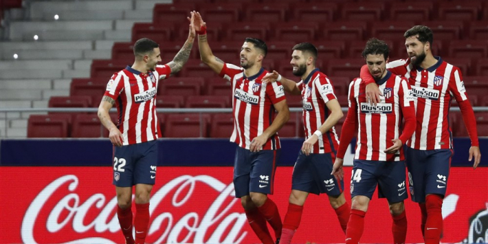 Atlético Madrid als koploper jaarwisseling in na zege