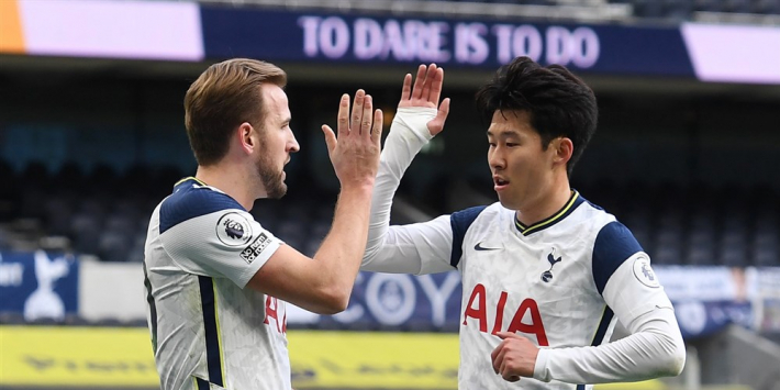 Spurs winnen dankzij Kane en Son van Leeds