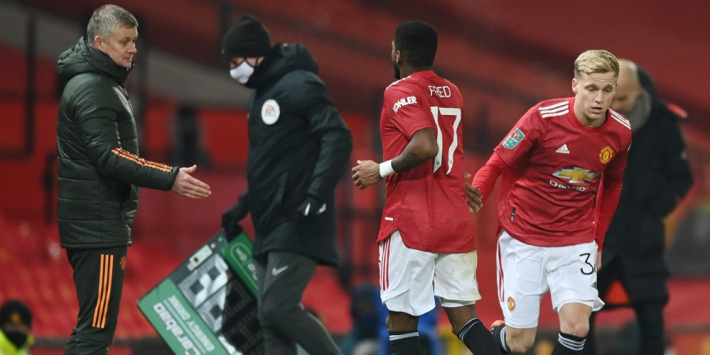 Solskjaer kondigt speeltijd aan voor Van de Beek tegen Liverpool