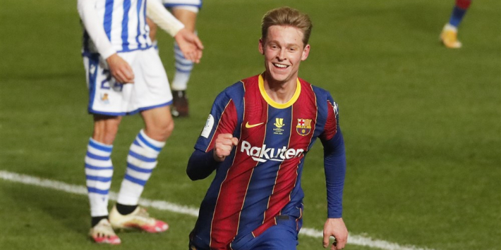 De Jong maakt door goede spel kans om mooie La Liga-prijs