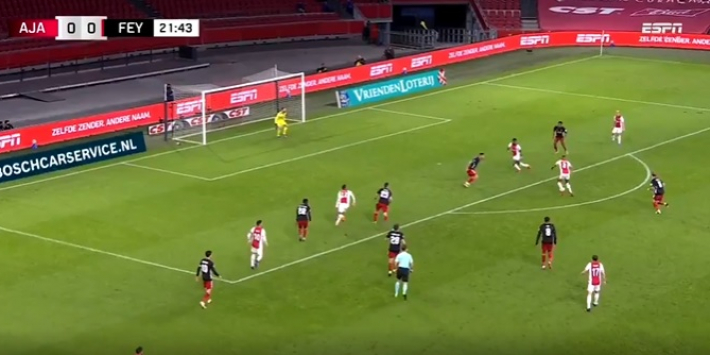 Video: Gravenberch schiet Ajax fraai op voorsprong