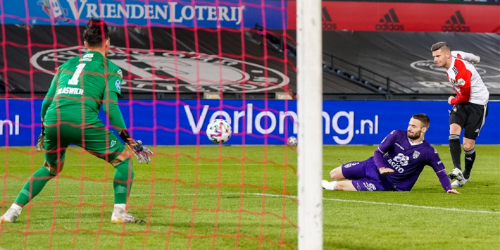 Feyenoord komt zwakke start te boven en pakt kwartfinale-ticket