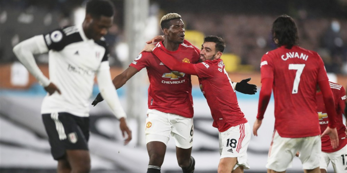 Pogba weer belangrijk na vroege achterstand Man United
