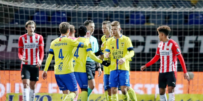 Cambuur herstelt zich met ruime zege op Jong PSV