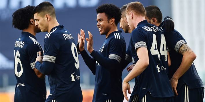 Juventus wint bij rentree De Ligt; Schouten ongelukkig