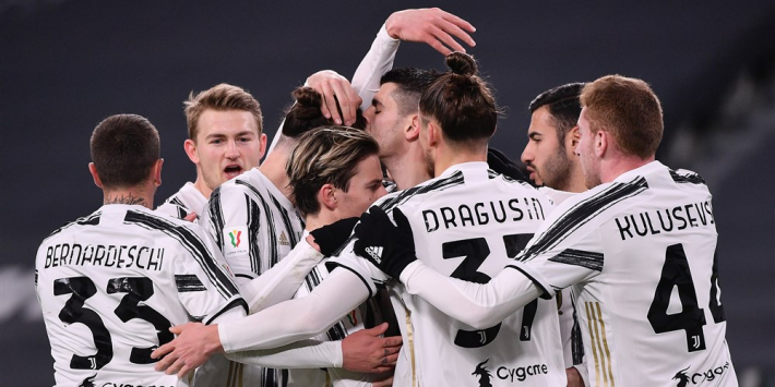 Juventus bekert bij basisrentree De Ligt eenvoudig verder