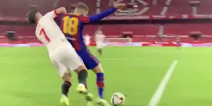 Video: FC Barcelona deelt opmerkelijk penalty-moment van Alba