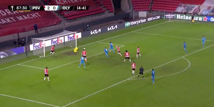 Video: late goal Olympiakos nekt PSV in de Europa League