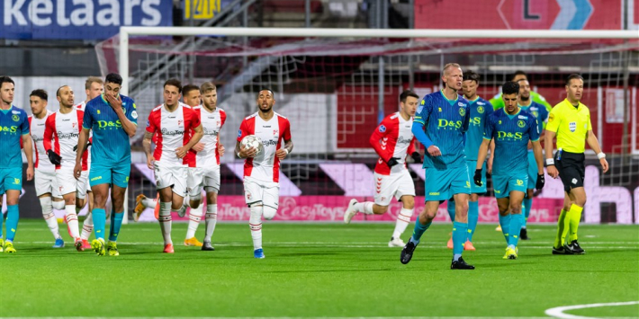 Emmen pakt punt en redt blunderende Verrips met late penalty