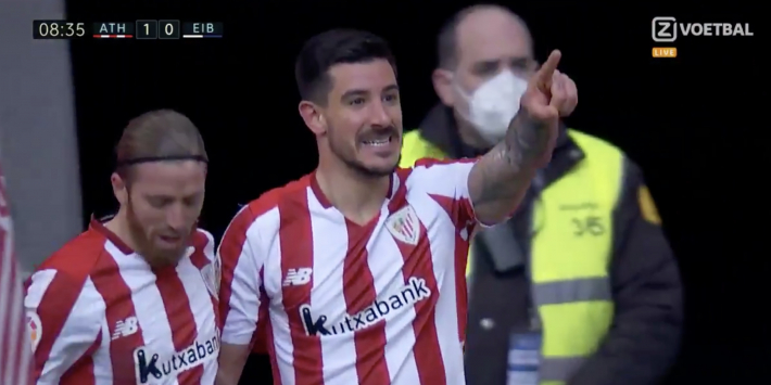 Video: Athletic Bilbao-verdediger scoort met heerlijke volley