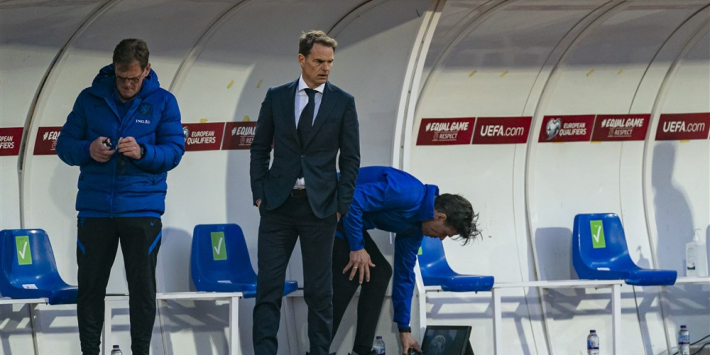 De Boer komt met update Blind: "Een enkelblessure"