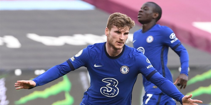 Chelsea deelt WHU klap uit dankzij eindelijk scorende Werner