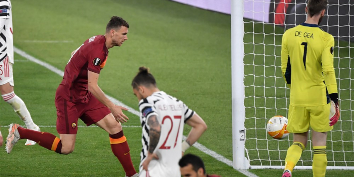 United en Van de Beek in finale ondanks drie tegengoals bij Roma