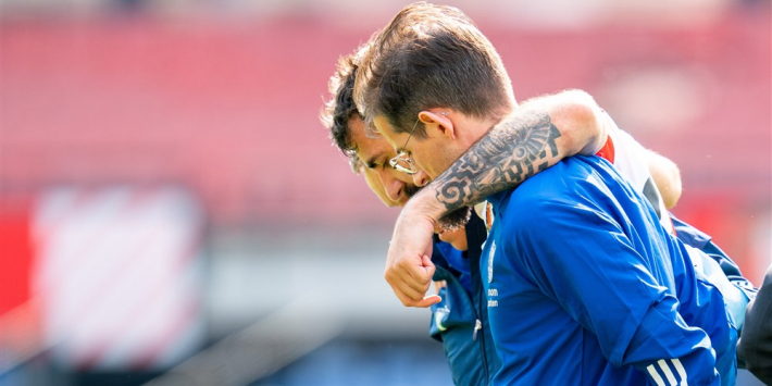 Vrees wordt werkelijkheid: breuk in enkel pechvogel Pratto