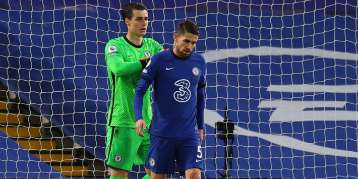 Blunder Jorginho kost Chelsea derby en CL-zekerheid