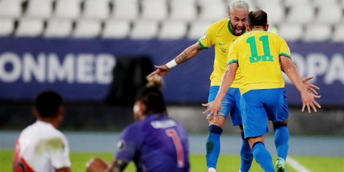 Brazilië maakt favorietenrol waar in Copa door briljante Neymar