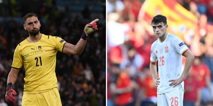 UEFA zet na EK-finale Donnarumma en Pedri in het zonnetje