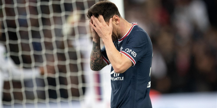 Messi in de pauze al gewisseld, PSG op achterstand tegen Lille