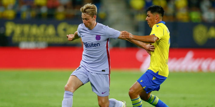 Video: Barça in de problemen na rode kaart Frenkie de Jong