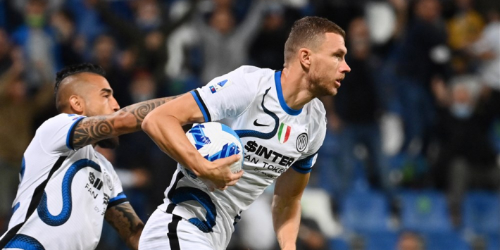 De Vrij en Dumfries blijven met Inter in spoor Napoli