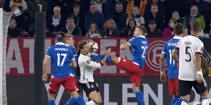 Auw! Verdediger Liechtenstein plant noppen in gezicht Goretzka
