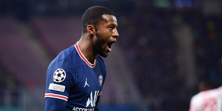Wijnaldum redt in blessuretijd punt voor PSG na flater Navas