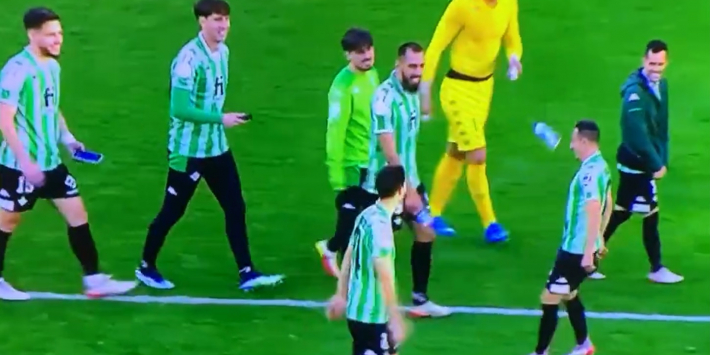 Gevoelig: Guardado spot met hoofdwond Sevilla-speler na derbyzege