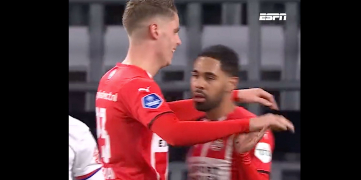 Video: Aanwinst Veerman maakt zijn eerste in het shirt van PSV