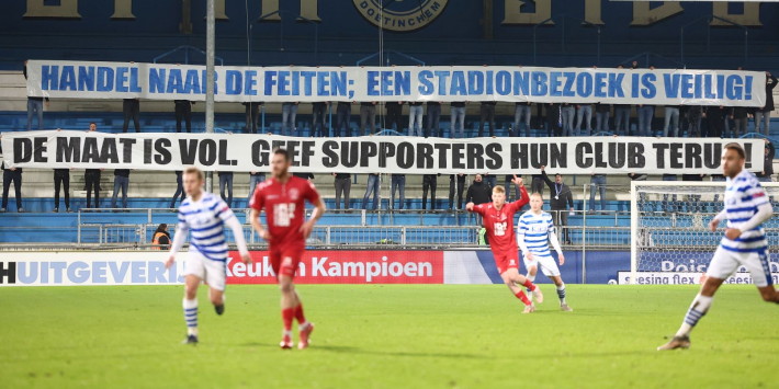 De Graafschap-fans dringen stadion binnen met oproep