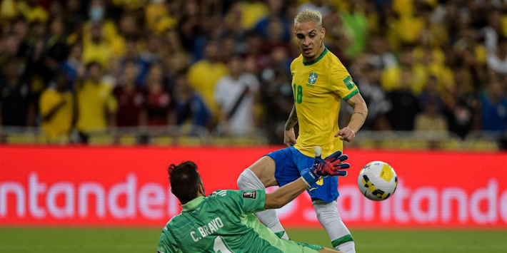 Assist Antony bij Brazilië, WK-droom Sinisterra nog in leven