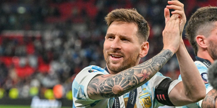 Messi kan geluk niet op na La Finalissima: "Een geweldig team"