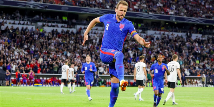 Engeland ontsnapt bij mijlpaal Kane aan nieuw verlies in Duitsland