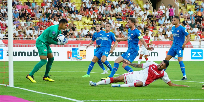 PSV mag na inzinking tevreden zijn met resultaat in Monaco