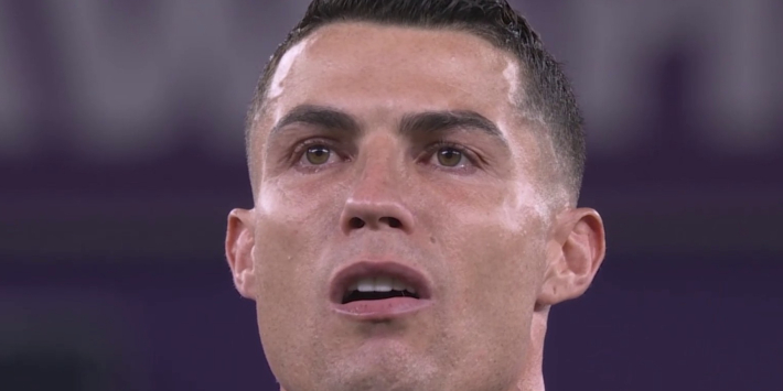 Cristiano Ronaldo emotioneel bij Portugees volkslied