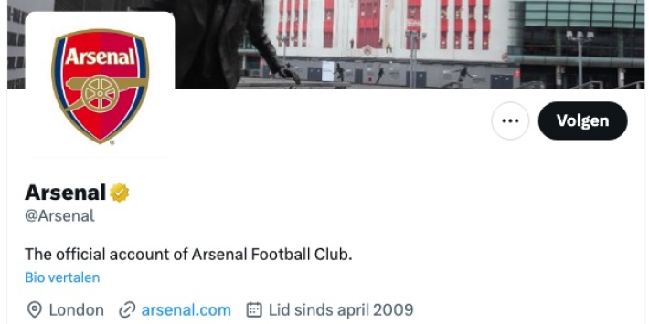 Arsenal grijpt in en blokkeert meerdere accounts op Twitter 