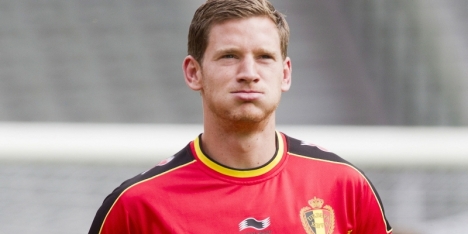 Belgen met Vertonghen, Alderweireld, Dembélé en Chadli